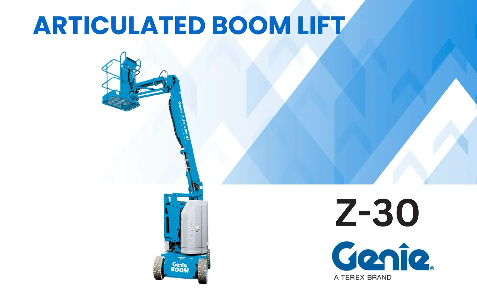 articulated boom lift genie z 30 skymaster