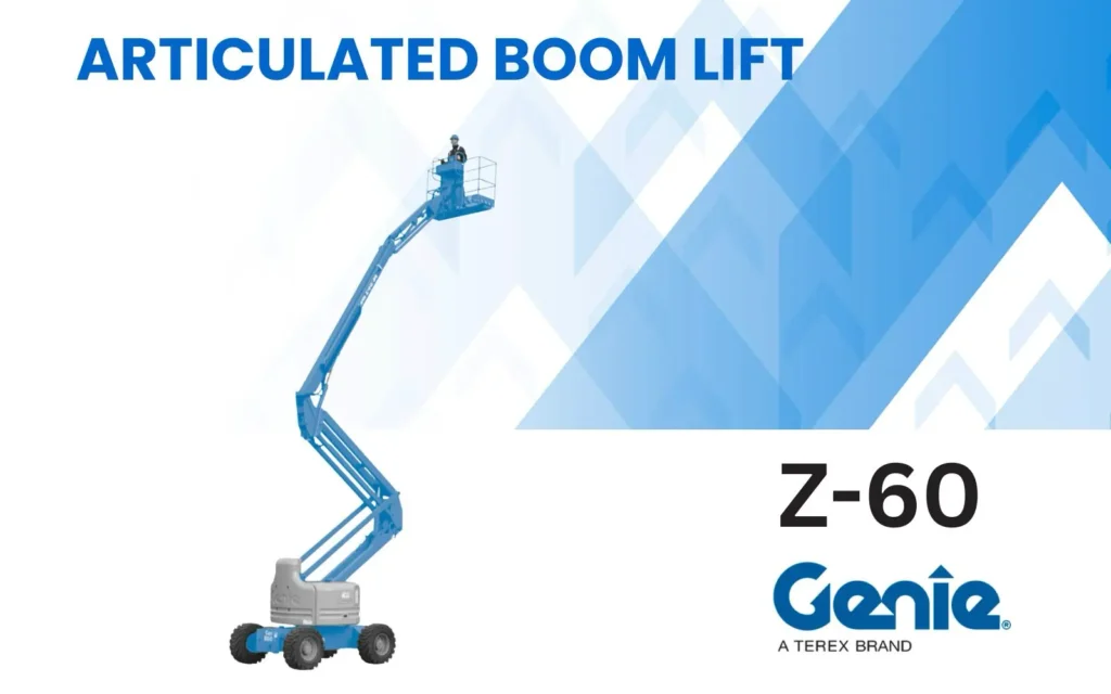 articulated boom lift genie z 60 skymaster