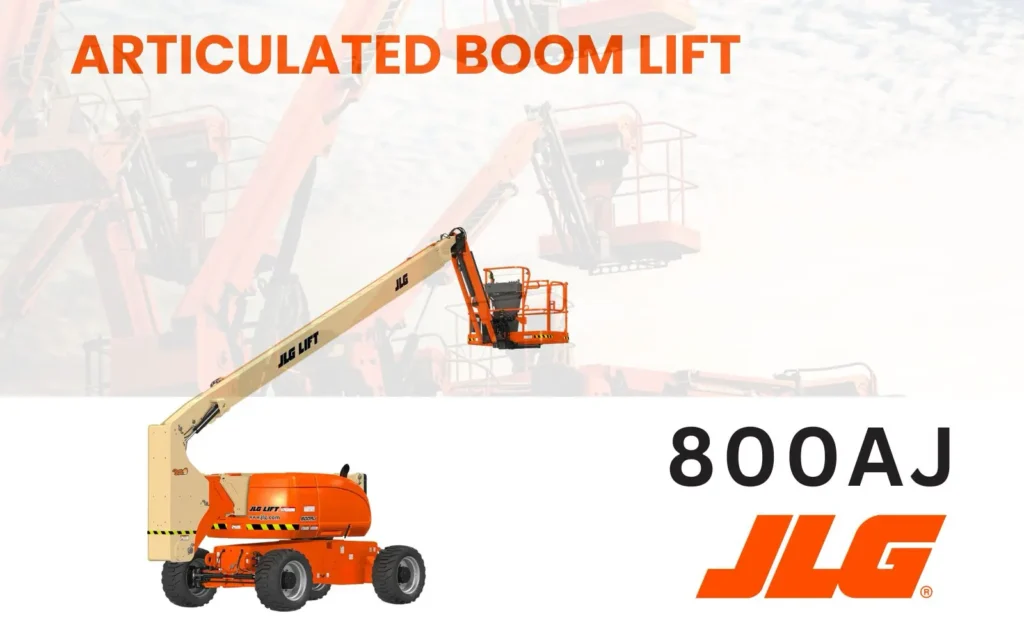 articulated vertical boom lift JLG 800AJ skymaster