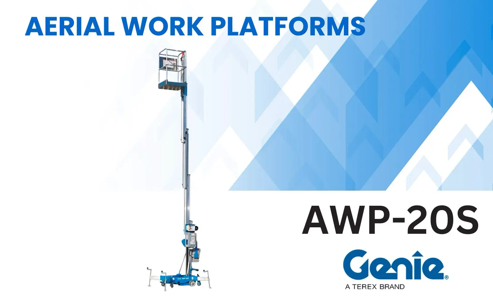 personal lift genie mobile vertical personal lifts AWP 20S