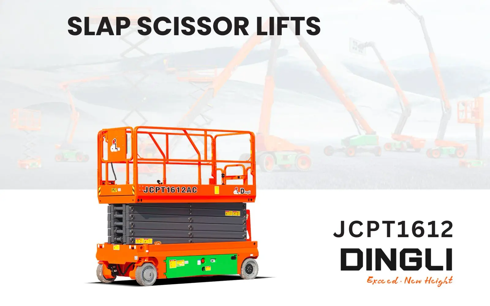 slap scissor lifts dingli JCPT 1612 skymaster