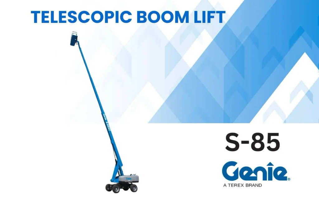 telescopic boom lift genie s 85 skymaster