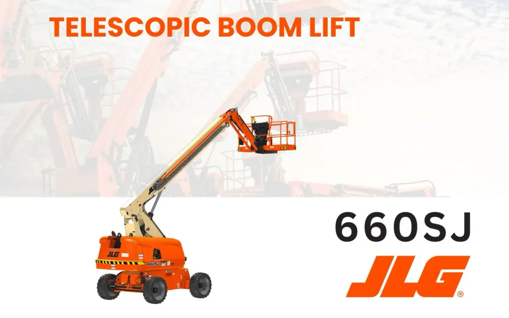 telescopic vertical boom lift JLG 660SJ skymaster