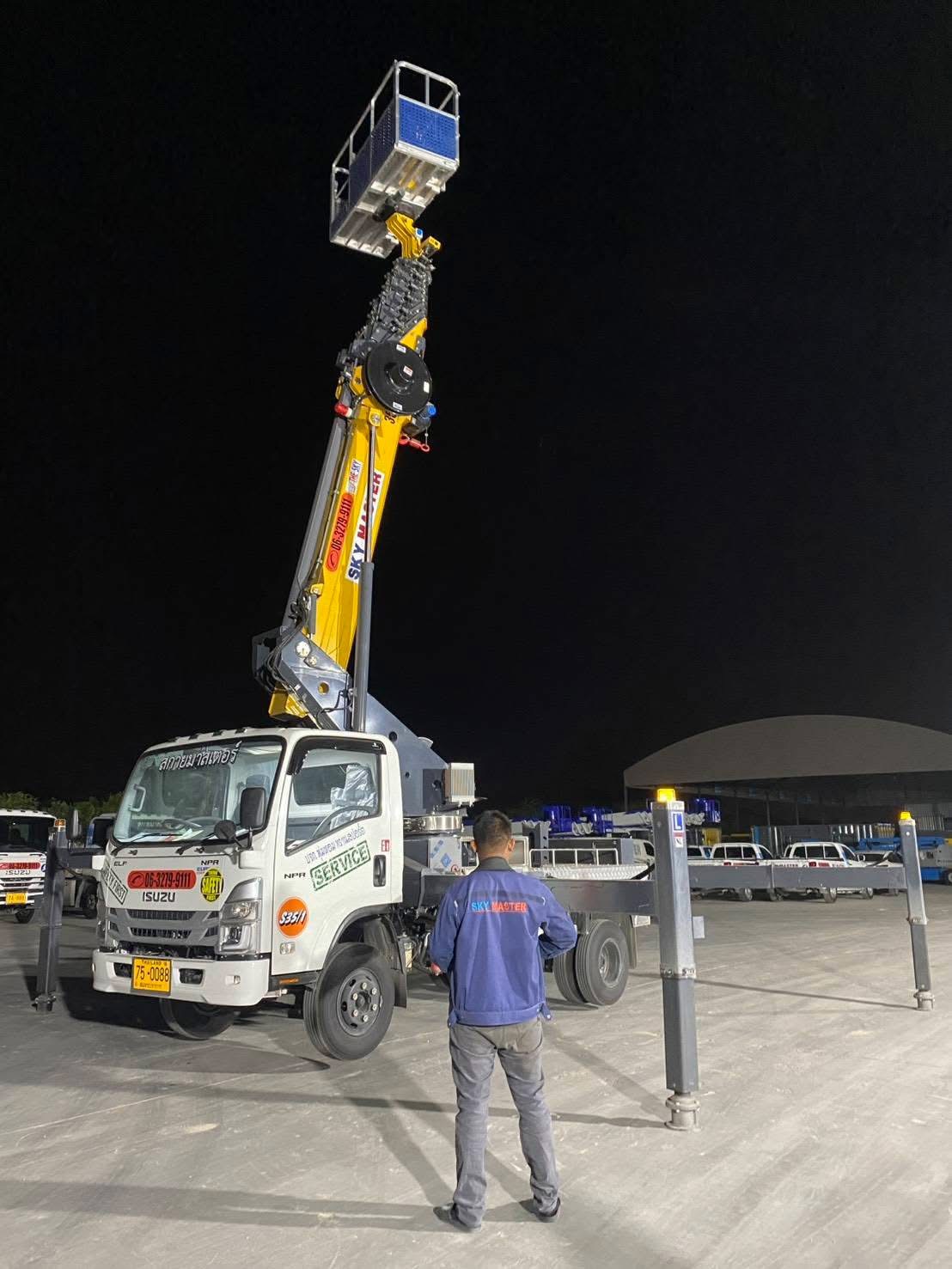 ราคารถกระเช้าไฟฟ้า6ล้อ